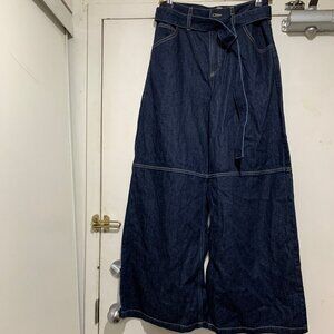 FABRIQUE WIDE LEG BLUE JEANS SIZE M